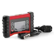 Dispositivo de diagnóstico Duonix Bikescan-100 para motocicletas con conector de diagnóstico de 10 pines.