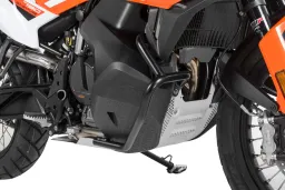 Barras protectoras de acero inoxidable para el depósito, color negro, para KTM 890 Adventure/ 890 Adventure R/ 790 Adventure/ 790 Adventure R (hasta 2022)