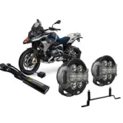 Juego de faros auxiliares LED DENALI D7 Pro para BMW R1250GS/ R1200GS (LC)