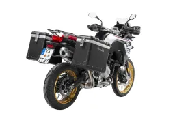 Sistema de alforjas de aluminio ZEGA Pro para motocicletas F900GS Adventure, F850GS/Adventure, F800GS (2024-), F750GS