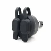 Conector doble USB A + USB C Plug-n-Play de montaje empotrado con función de carga rápida para motocicletas BMW