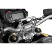 Adaptador de montaje GPS para abrazadera de manillar BMW F900GS/Adventure, F850GS/Adventure, para elevadores de manillar de 20 mm