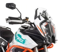 Protector de faro Makrolon con cierre de liberación rápida para KTM 1290 Super Adventure S/R a partir de 2021 *SOLO PARA USO FUERA DE CARRETERA*